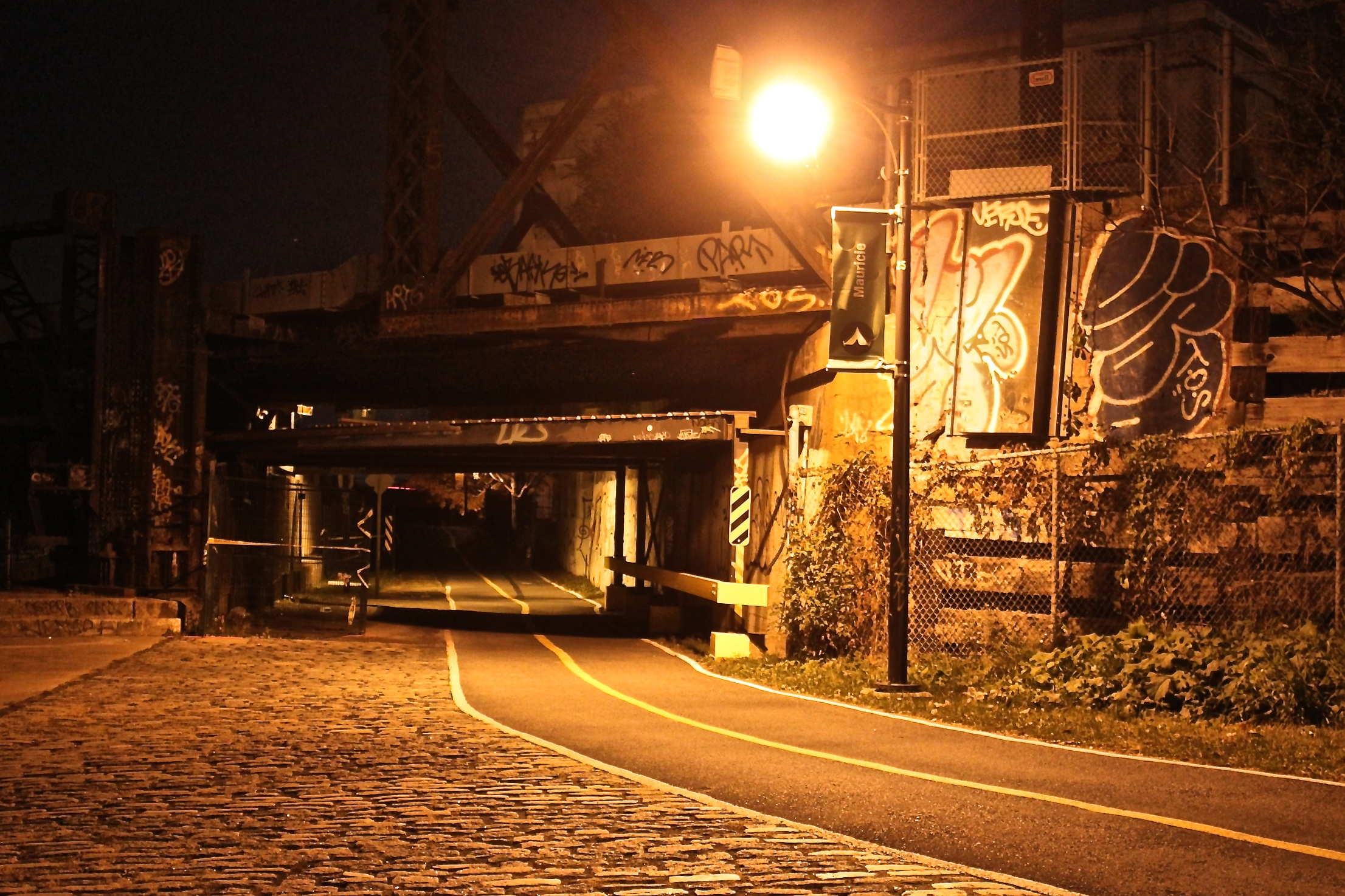 The Lachine Canal walkway, where many mysterious deaths have occurred. Photo by Katerina Gang.