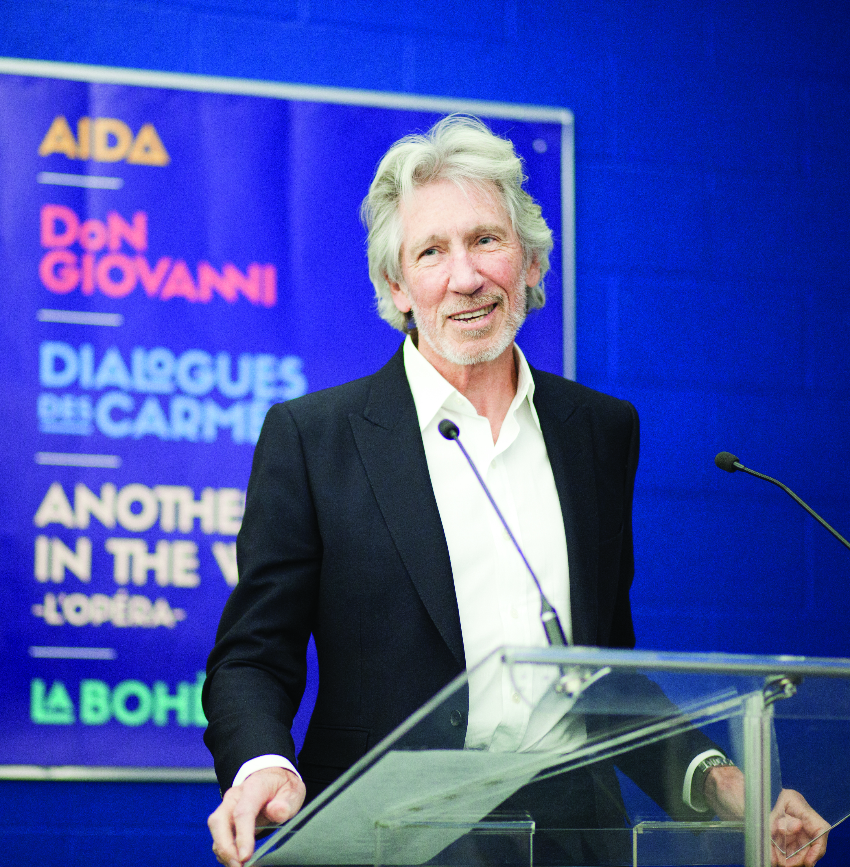Roger Waters spoke at the Opéra de Montréal’s upcoming season announcement on March 3.