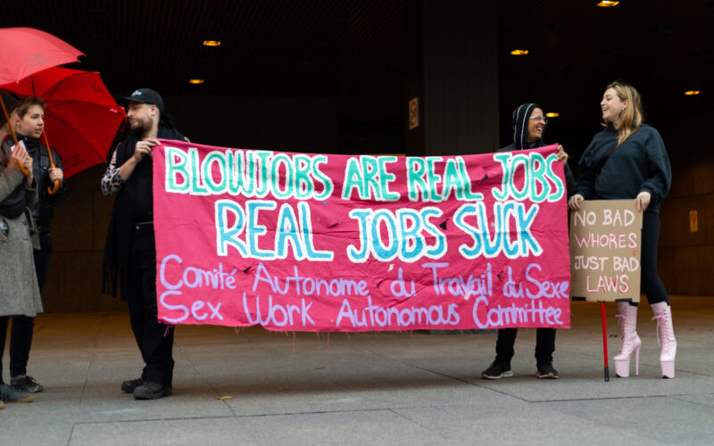 Montreal Sex Work Activists Gather In Support Of The Constitutional ...